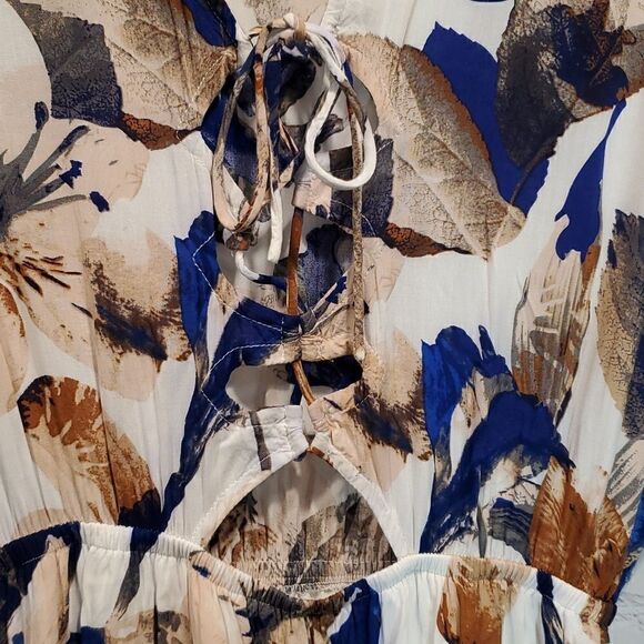 Lulus loveliest of all white floral print maxi dress - Picture 5 of 12